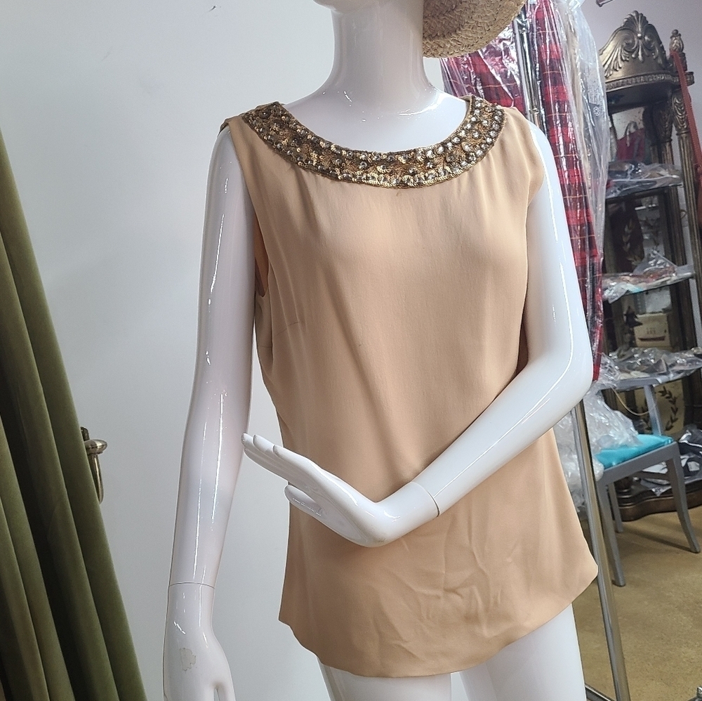 Marchesa 100% Silk Top